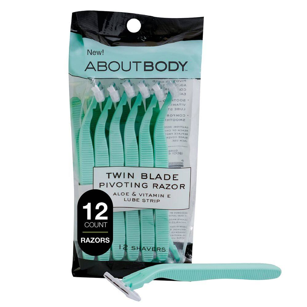 Lâminas de barbear descartáveis Kai About Face Body Twin Blade x12 Women