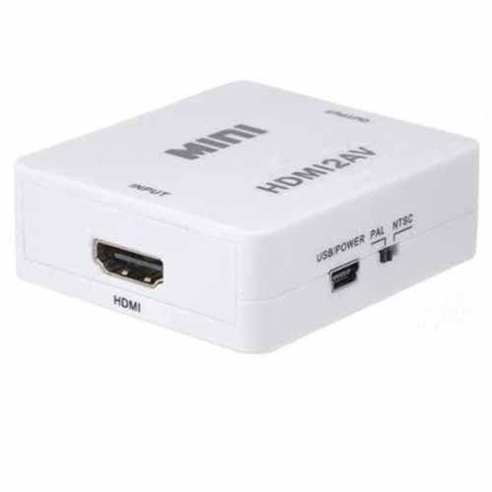 Conversor HDMI para 3RCA - 1080p - NTSC/PAL - Plug and Play