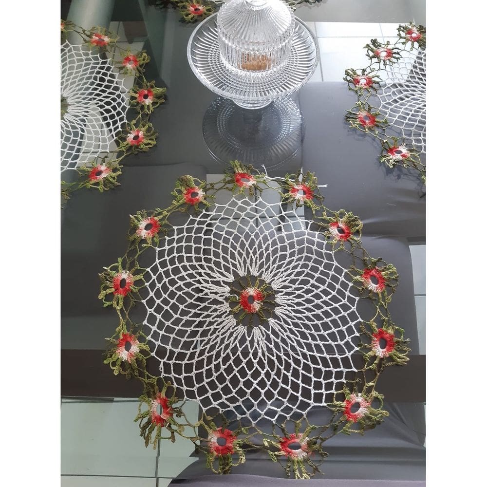Conjunto de lugar Americano com 6 peças