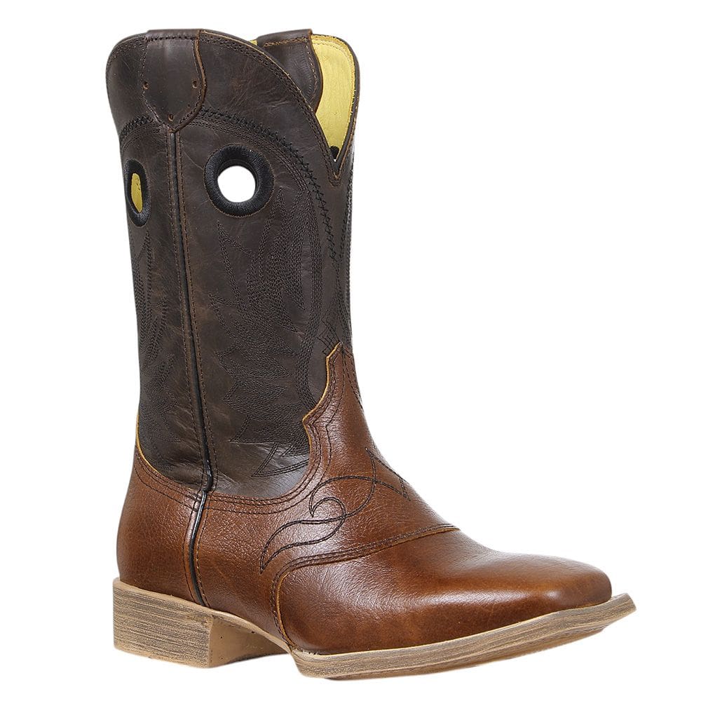 Bota Masculina Bico Quadrado Marrom Cow Way 37540