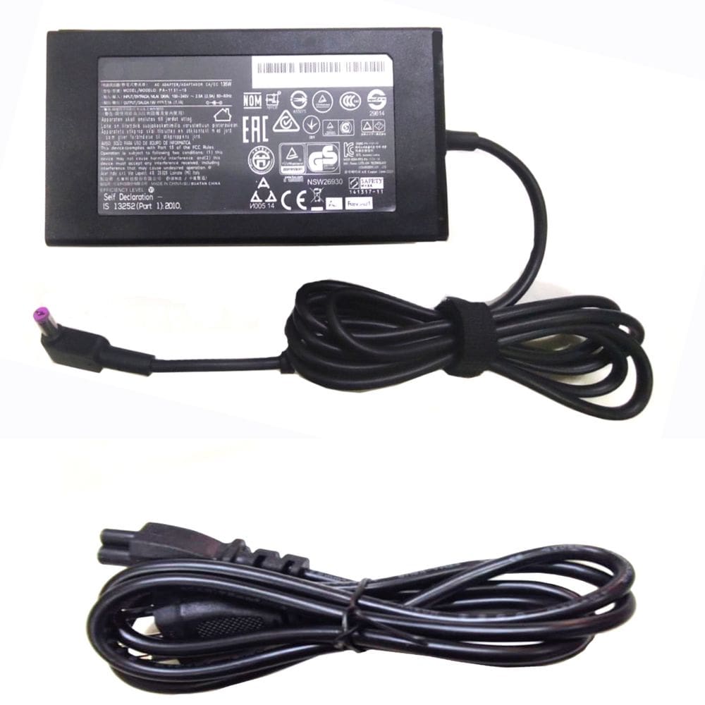Carregador Compativel Para Notebook Acer Gamer Predator Nitro 5 19v 7,1a 135w ac06