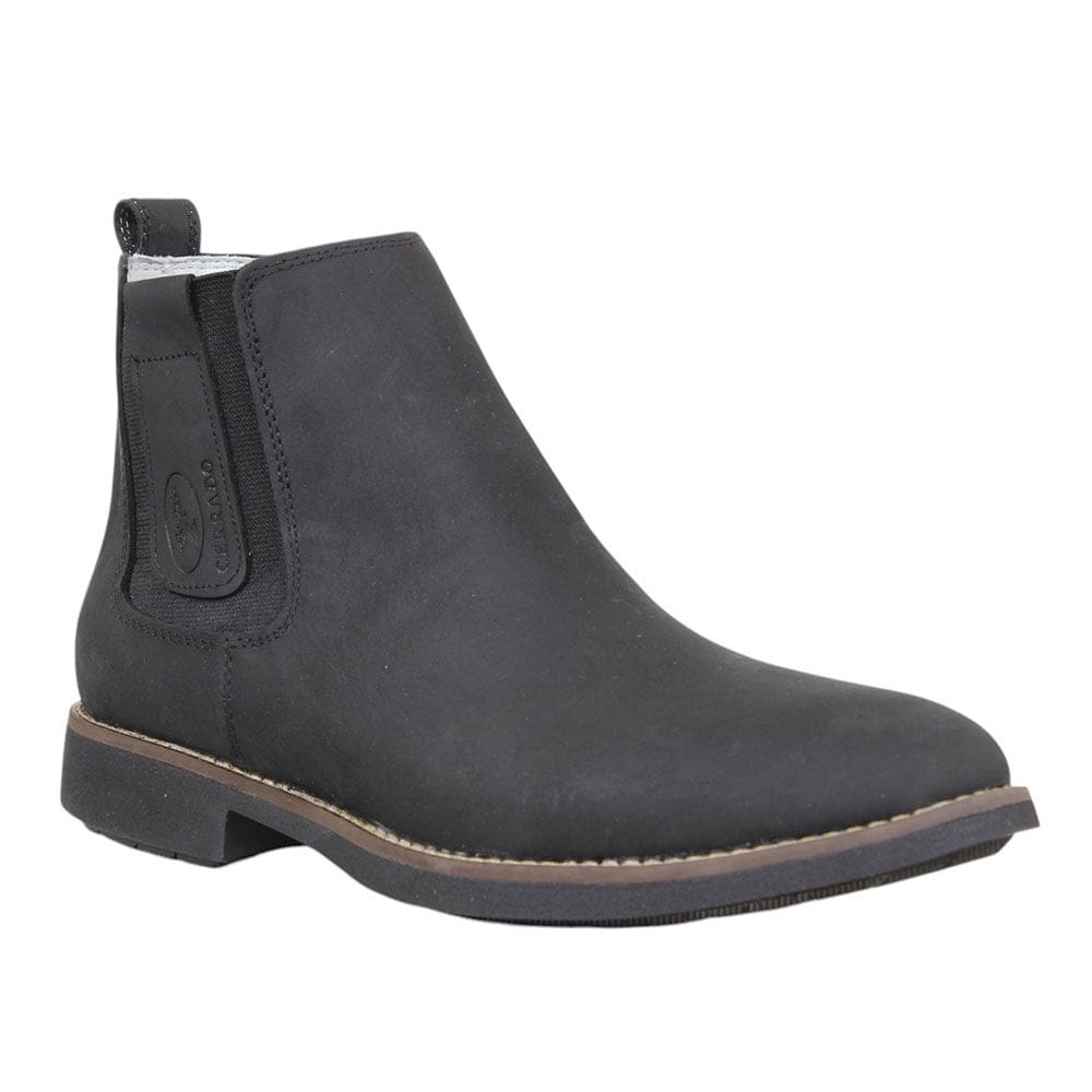 Botina Masculino Bico Redondo Preto Cerrado 37609