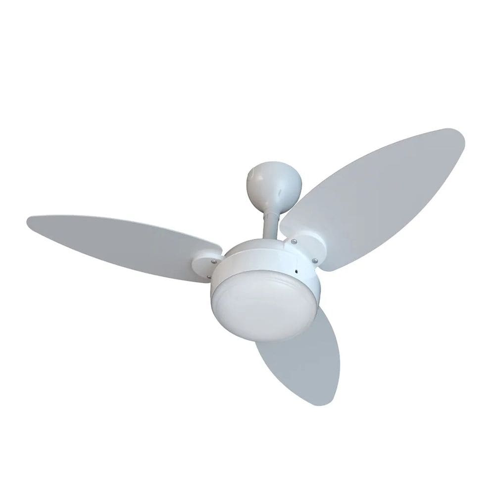 Ventilador Teto Bivolt Elluz Inverter Ventisol Branco Cinza