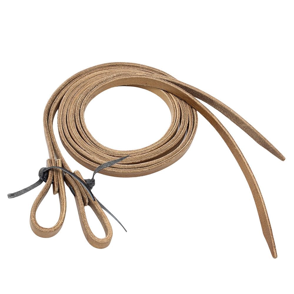Rédea de Sola Aberta de Couro Marrom Bronc-Steel 37274