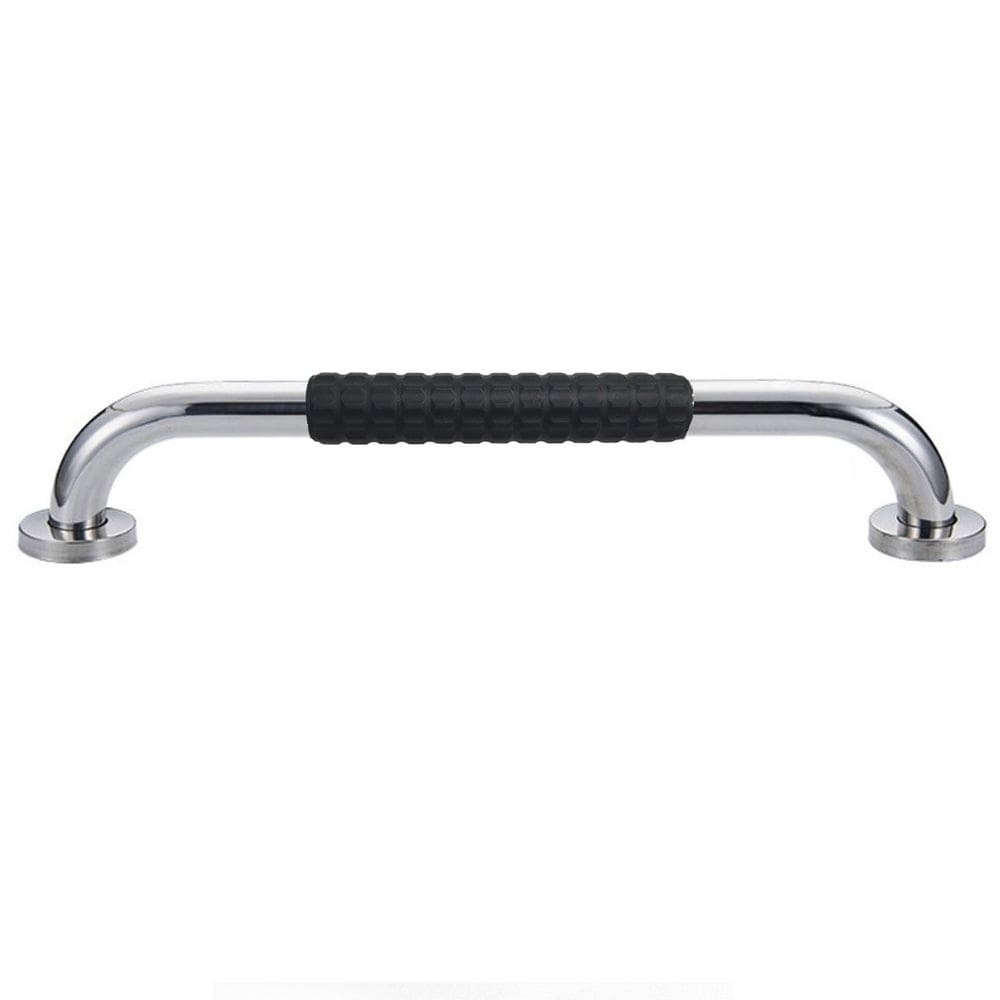 Barra de Apoio Inox 30cm Suporte Antiderrapante Casa Banheiro Box Idoso Criança Gestante Cadeirante Acessibilidade Segurança Proteçao Resistente