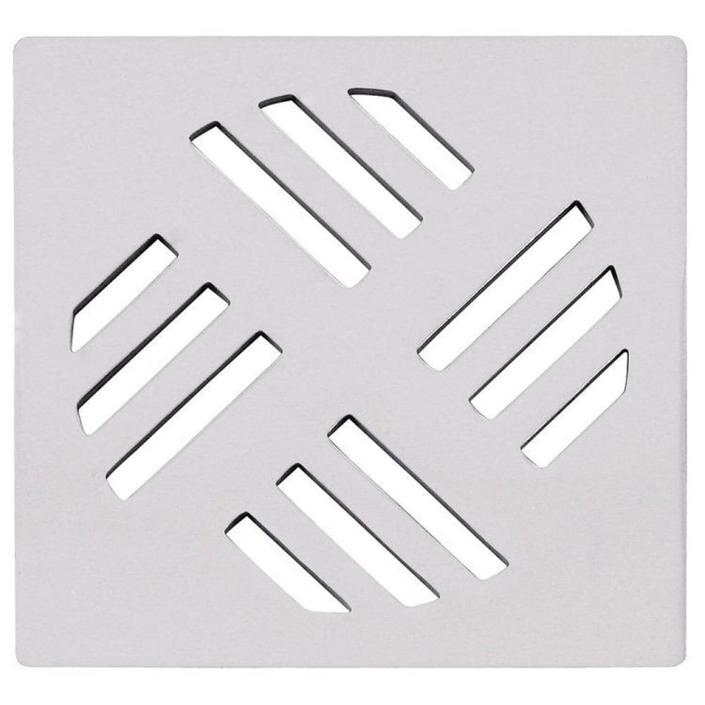 Kit 10 Grelha Quadrada 9,4 x 9,4 cm em Alumínio Astra Branco