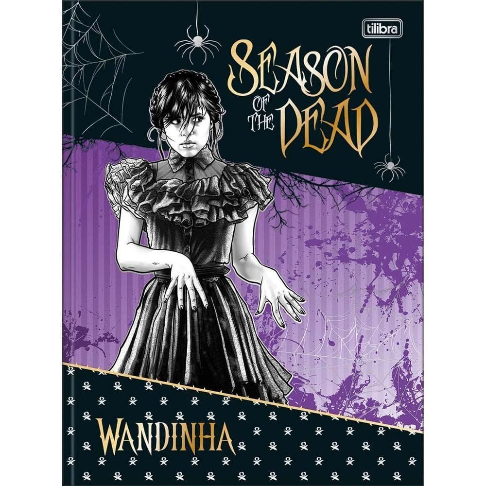 Caderno Brochurão 80Fls Wandinha Season Dead Tilibra