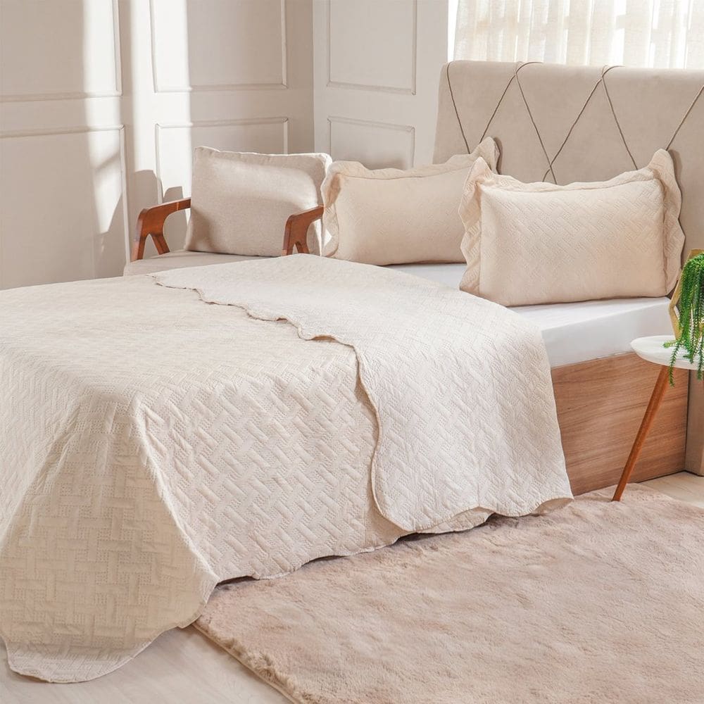 Kit Cobre Leito Casal Ultra Lisse Lisa New 210x230cm