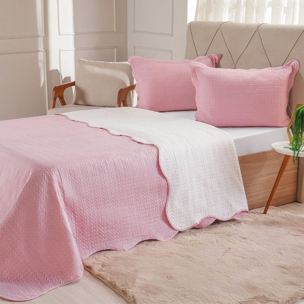 Kit Cobre Leito Casal Ultra Lisse Lisa New 210x230cm