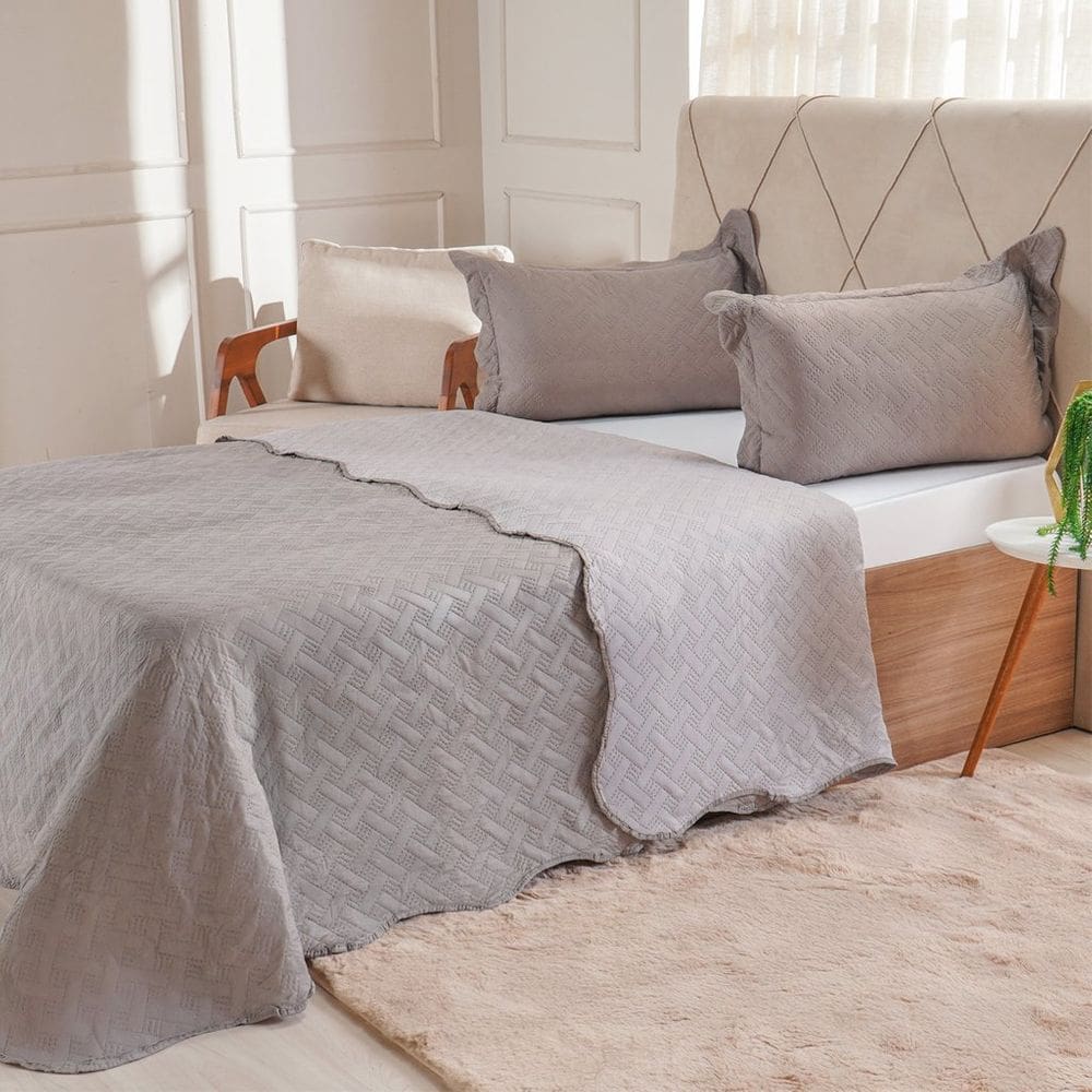 Kit Cobre Leito Solteiro Ultra Lisse Lisa New 160x220cm