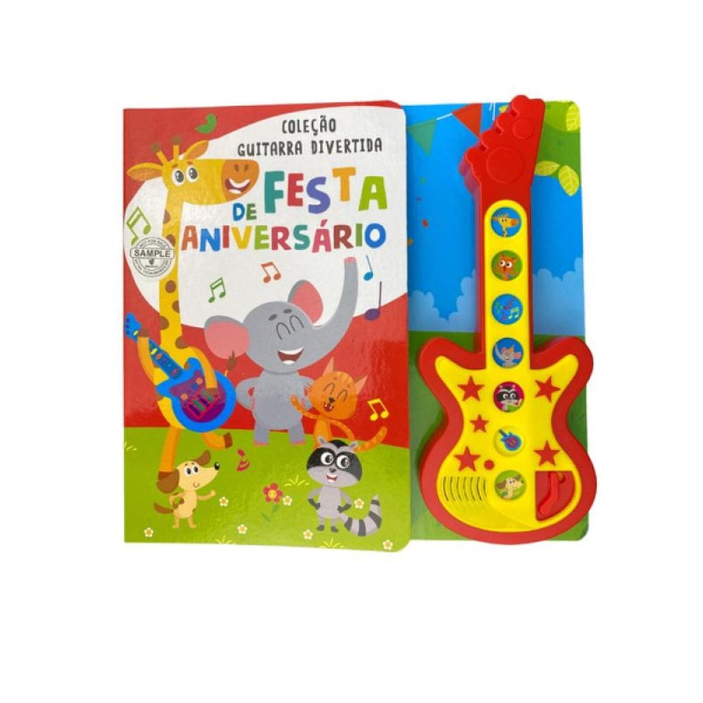 Coleção Guitarra Divertida - Festa de Aniversário \"Livro sonoro\"