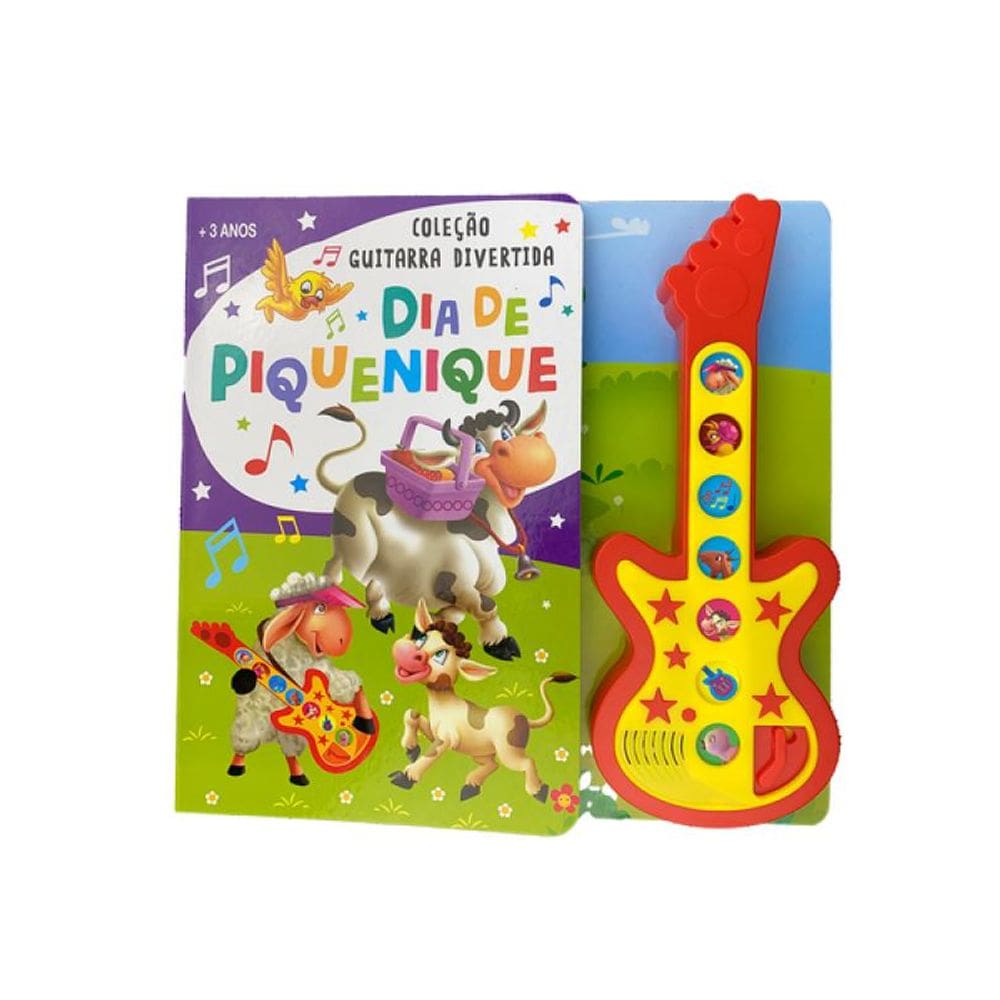 Coleção Guitarra Divertida - Dia de Piquenique \"Livro sonoro\"