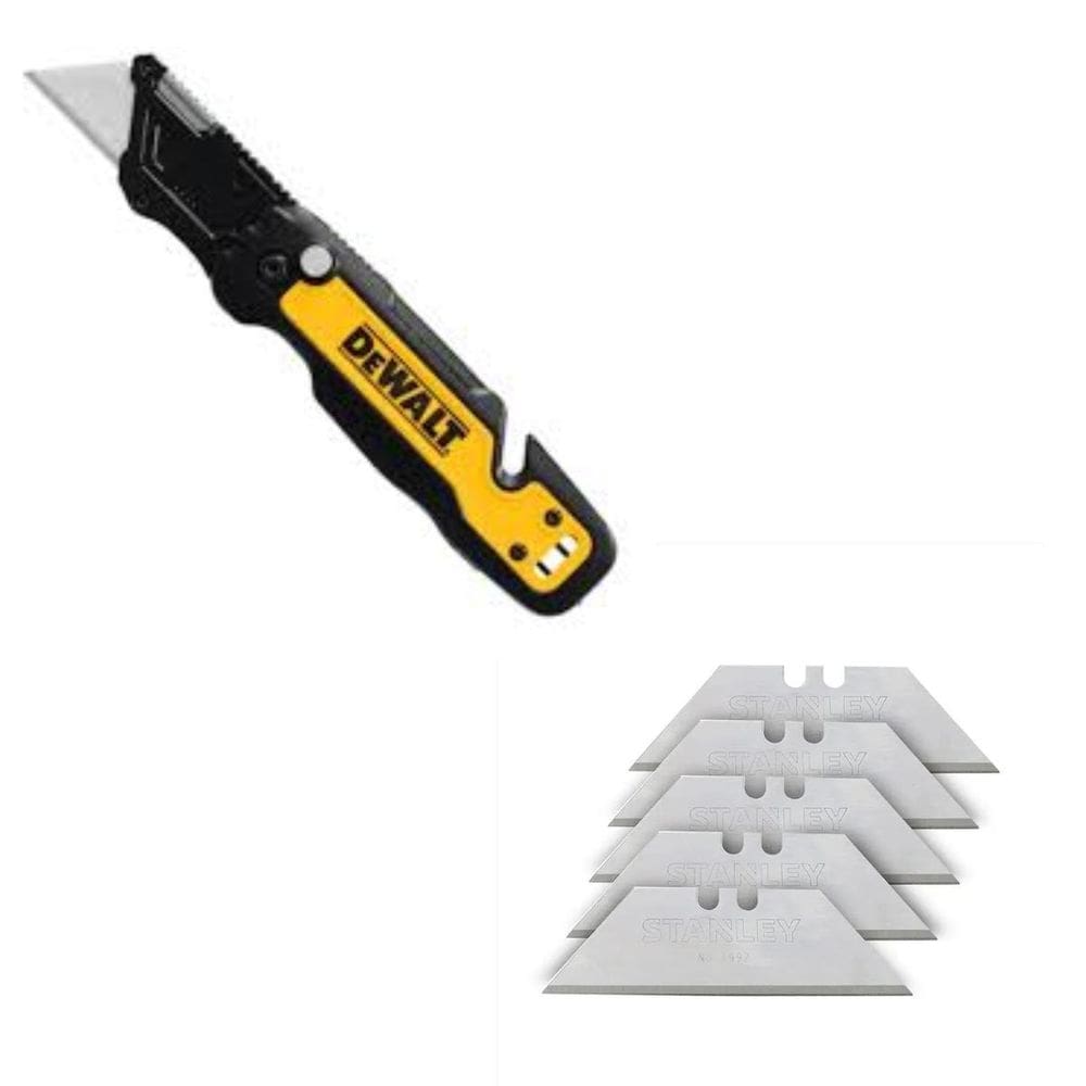 Kit Estilete Dobrável Dewalt Dwht10992 + 5 Lâminas