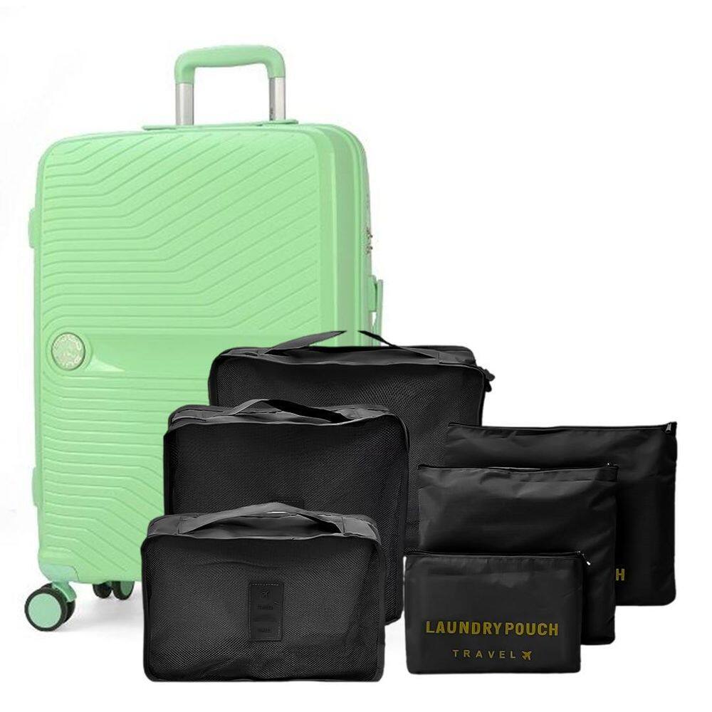 Mala De Viagem 23Kg Polipropileno E Expansível + Organizador