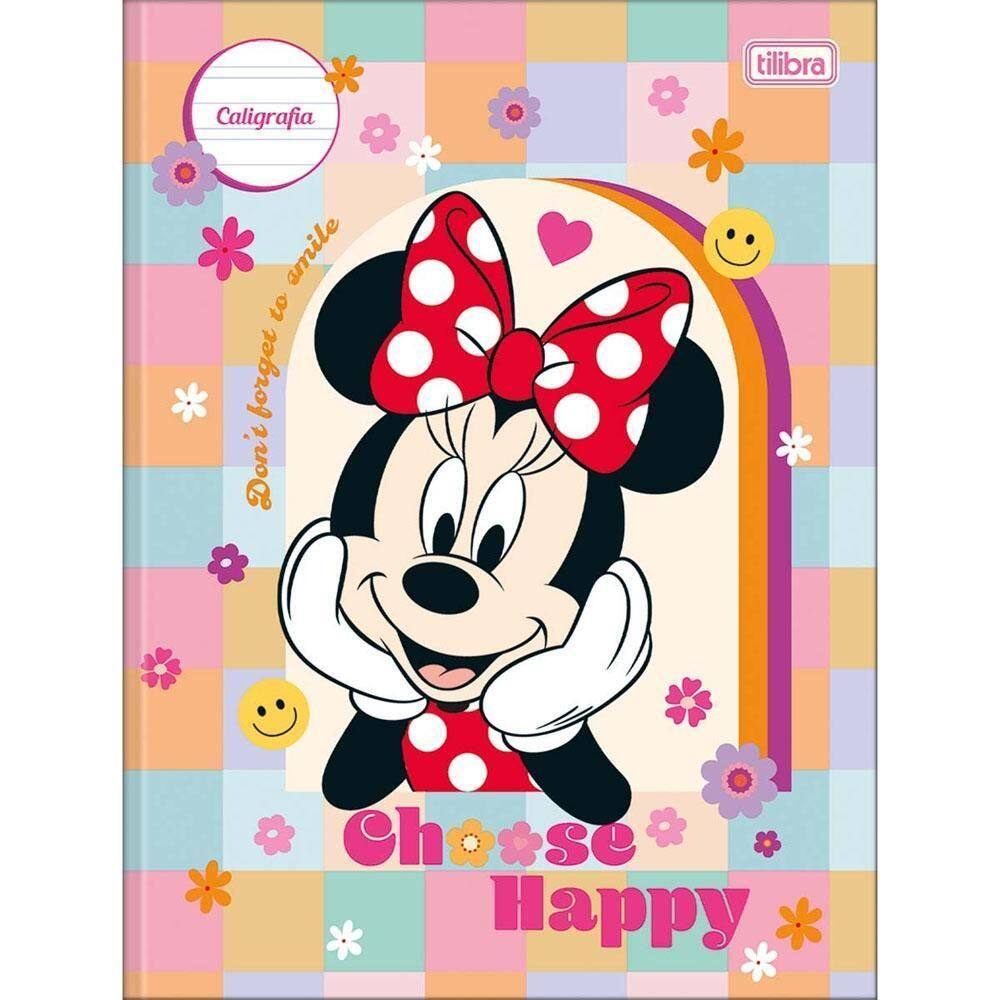 Caderno Brochura Caligrafia 40Fls Disney Minnie Tilibra