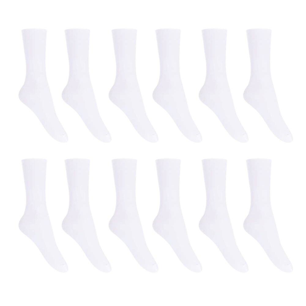Kit 12 Pares Meia Social Masculina - 38/44