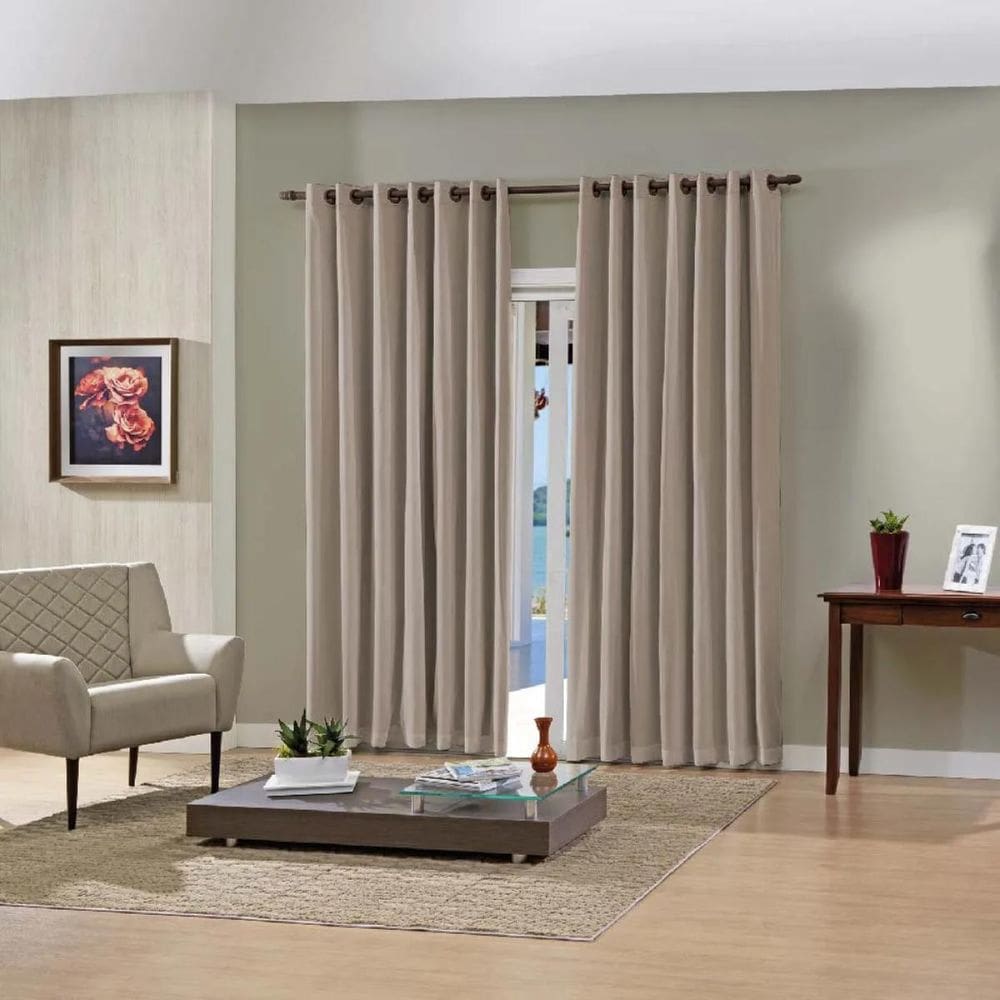 Cortina Blackout Corta Luz Pvc 200X160M Bella Janela - Duna