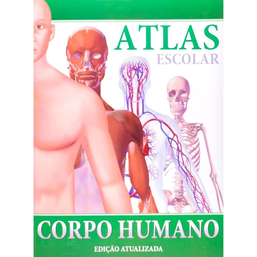 Atlas Escola Do Corpo Humano Atualizado Ilustrado Colorido