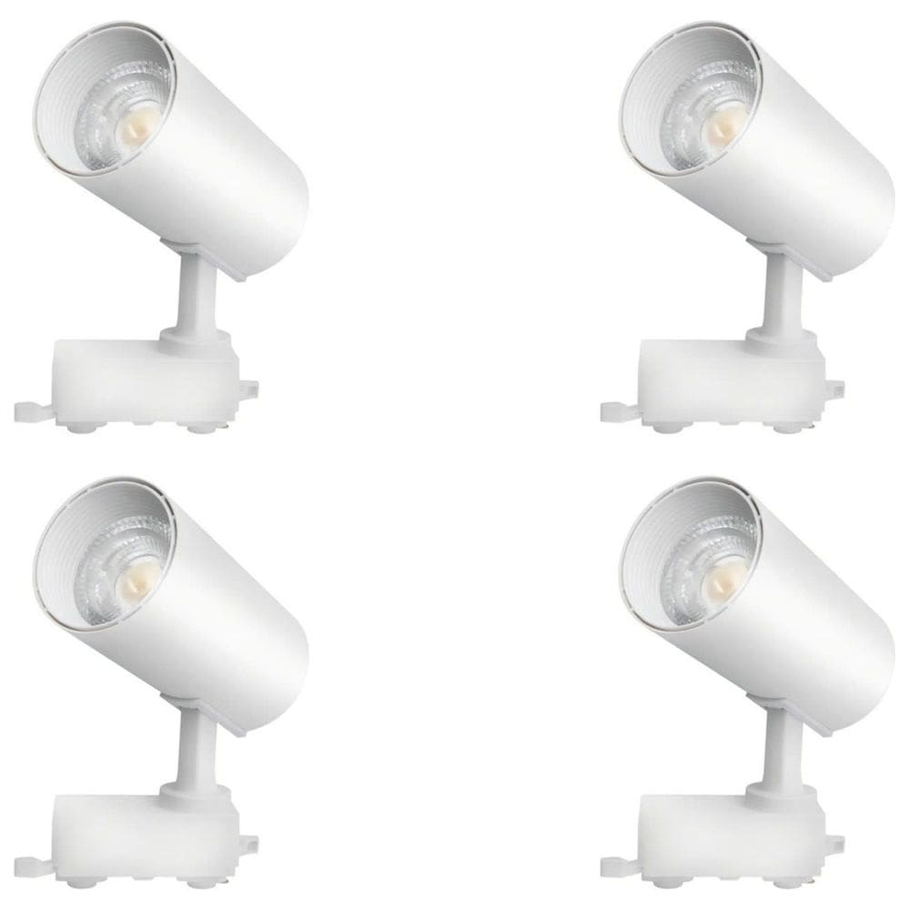 Kit 4 Spots Led 15w Branco Luz Branca Frio 110V/220V Academia Sala Quarto Bivolt