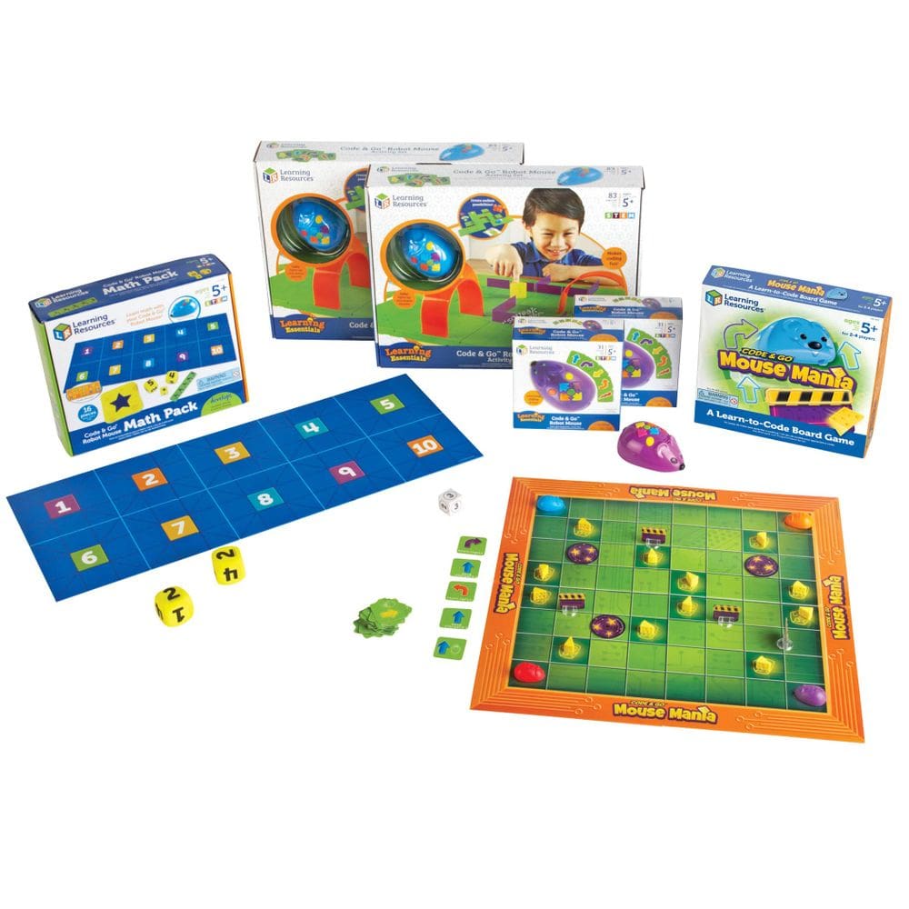 Classroom Set Learning Resources Code & Go Robot Mouse STEM