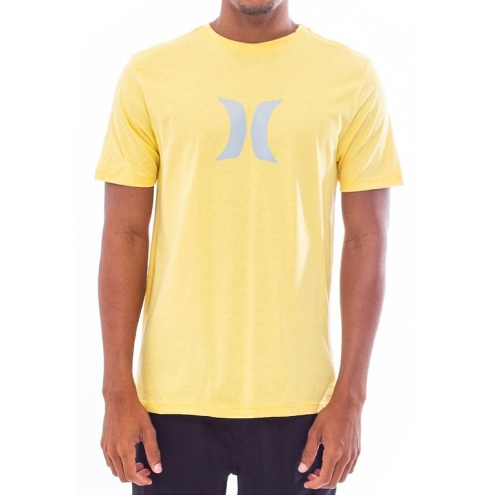 Camiseta Hurley Icon SM25 Masculina Amarelo