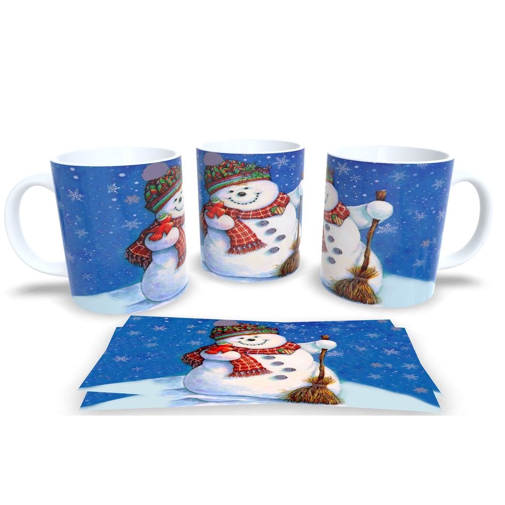 Caneca de Porcelana Branca Personalizada Coleção Natal 6