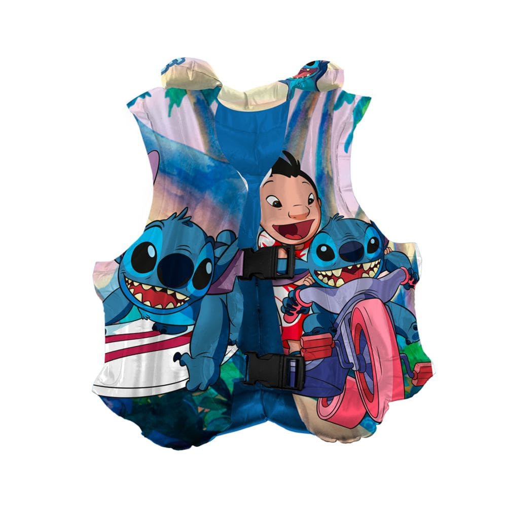 Colete Inflável Stitch - Magia e Segurança para Crianças