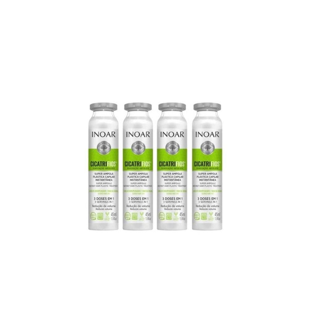 Inoar Kit Cicatrifios 4 Ampolas 45ml