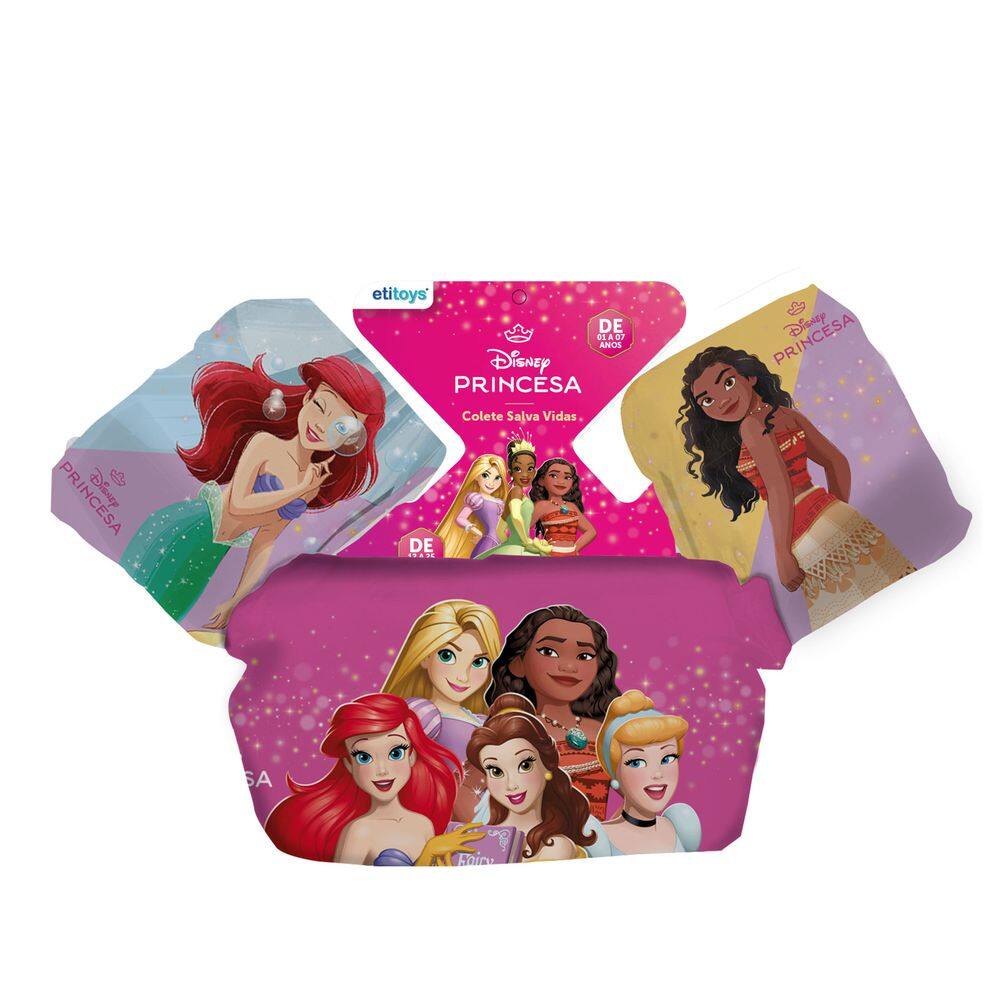 Boia Colete Infantil Princesas - Segurança e Diversão