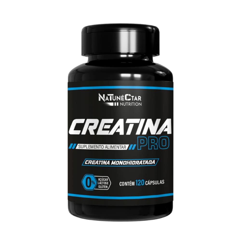 Creatina Monohidratada Pro Natunéctar - 120 cápsulas