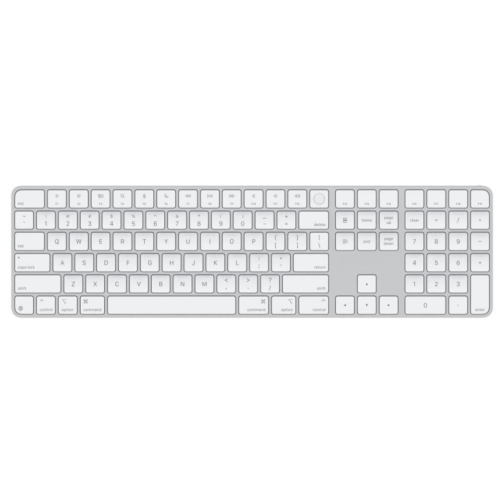 Apple Magic Keyboard com Touch ID e teclado numérico para Mac com chip da Apple – Inglês (EUA) – Branco