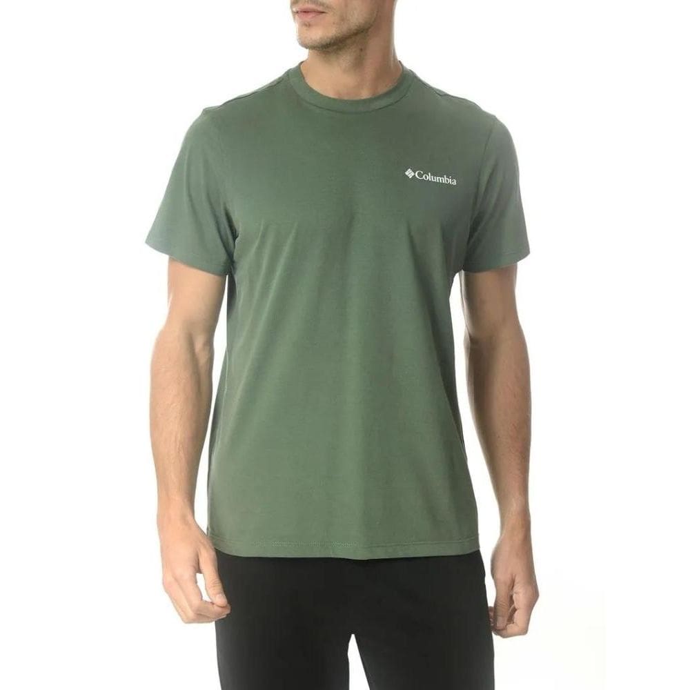Camiseta Columbia Basic 30R Pine Verde Masculino