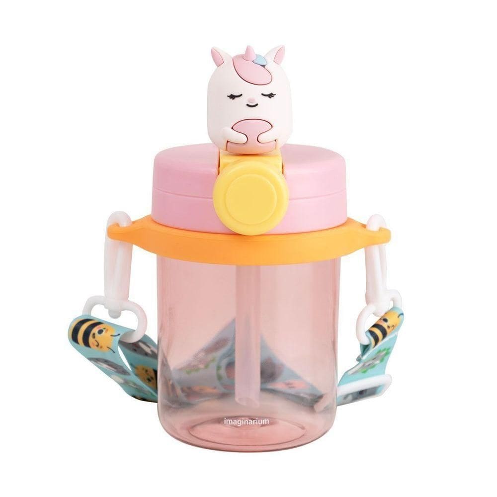 Garrafa Plastica Com Alca Unicornio