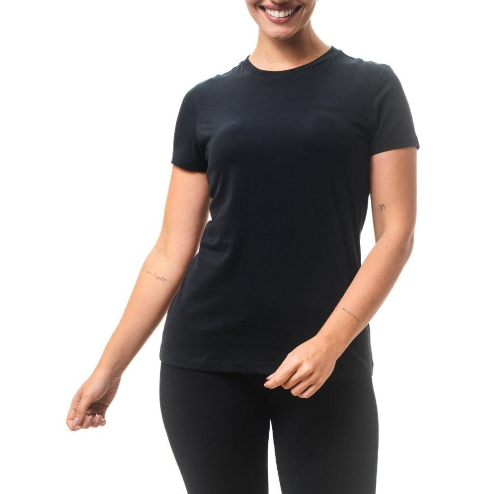 Camiseta Columbia Basica Bordado Preto Feminino