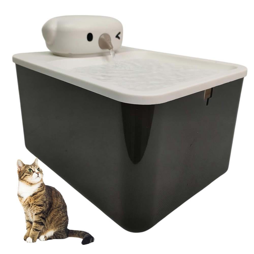 Bebedouro Fonte de Agua Gato Cao Pet Cachorro Animal de Estimaçao 2 Modos Sensor Presença Luz UV USB Bateria Recarregavel Automatico Silencioso