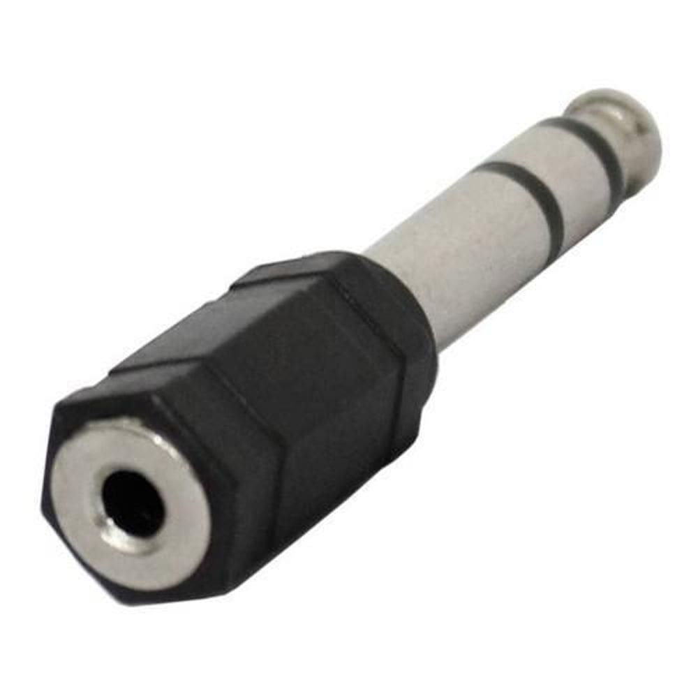 Adaptador Plug Entrada P2 - Saida P10 Stéreo Conversor