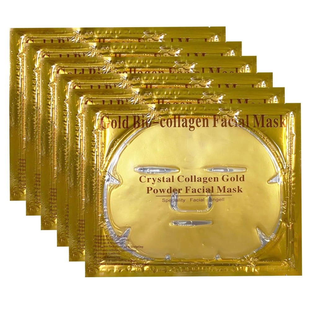 Máscaras faciais NIYET Gold Gel Collagen Crystal (6) Antienvelhecimento
