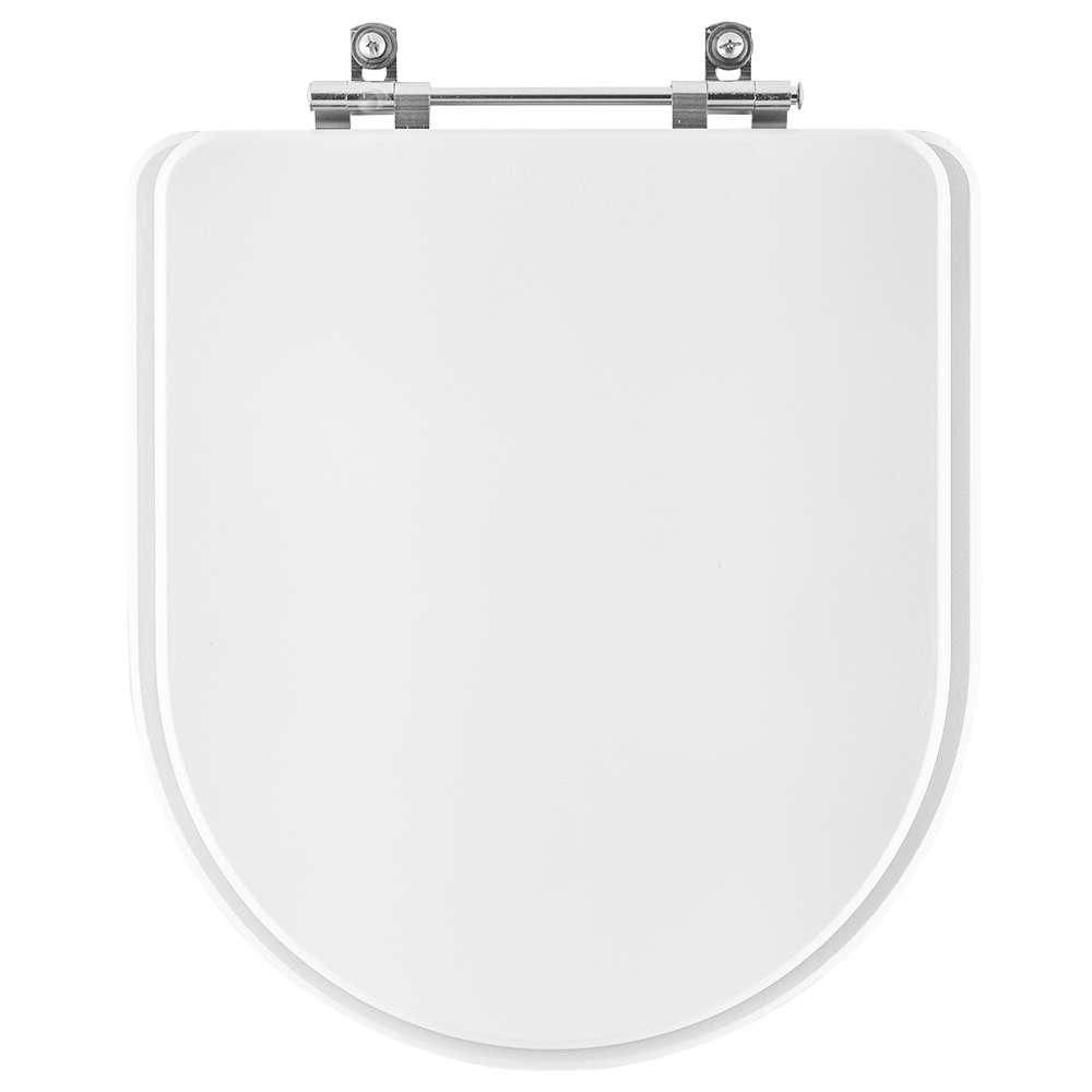Assento Sanitário Poliéster Levanzo Branco para vaso Eternit