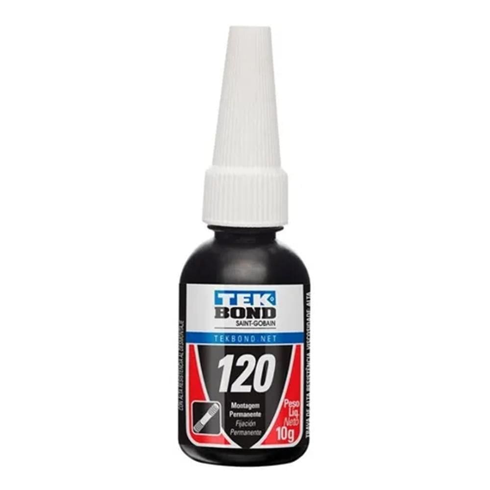Kit 3Un Adesivo Cola Trava Rosca 120 Alto Travamento 10G