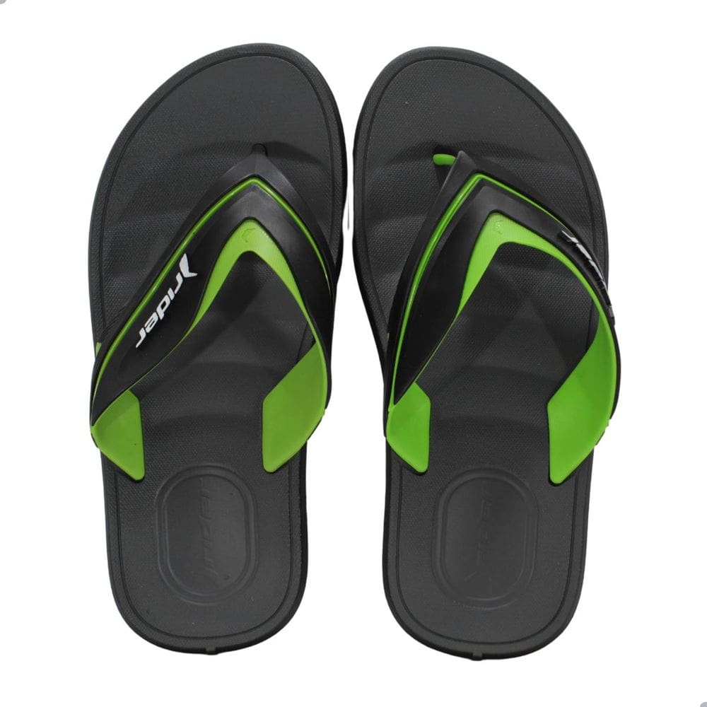 Chinelo Masculino Rider Free III Preto e Verde