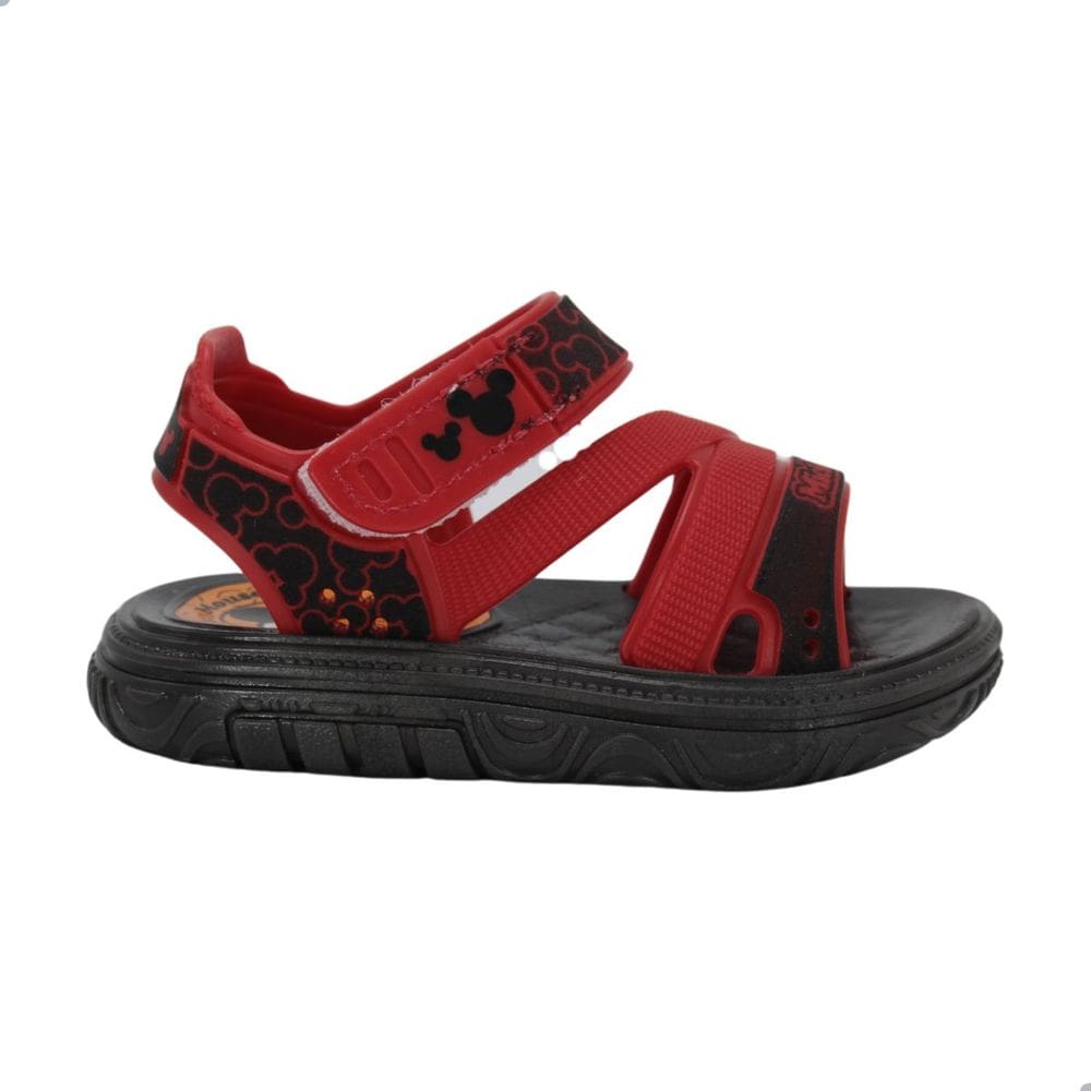Sandália Bebê Grendene Kids Mickey Disney Baby Car Preto