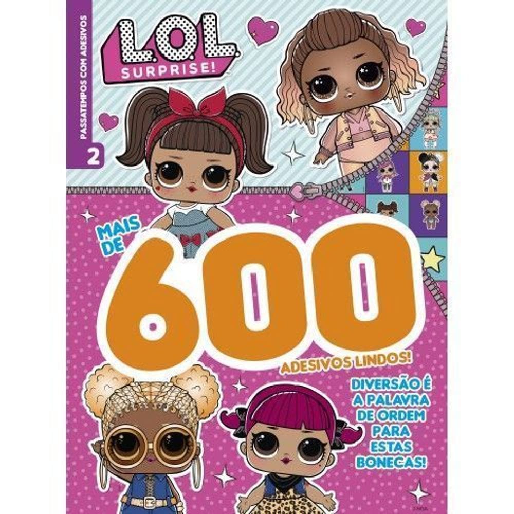Lol Surprise! - Mais de 600 Adesivos Lindos! - Vol. 02