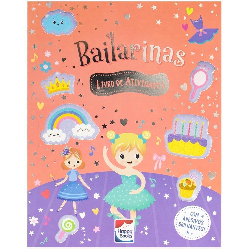 Meu Livro de Adesivos Brilhantes - Bailarinas