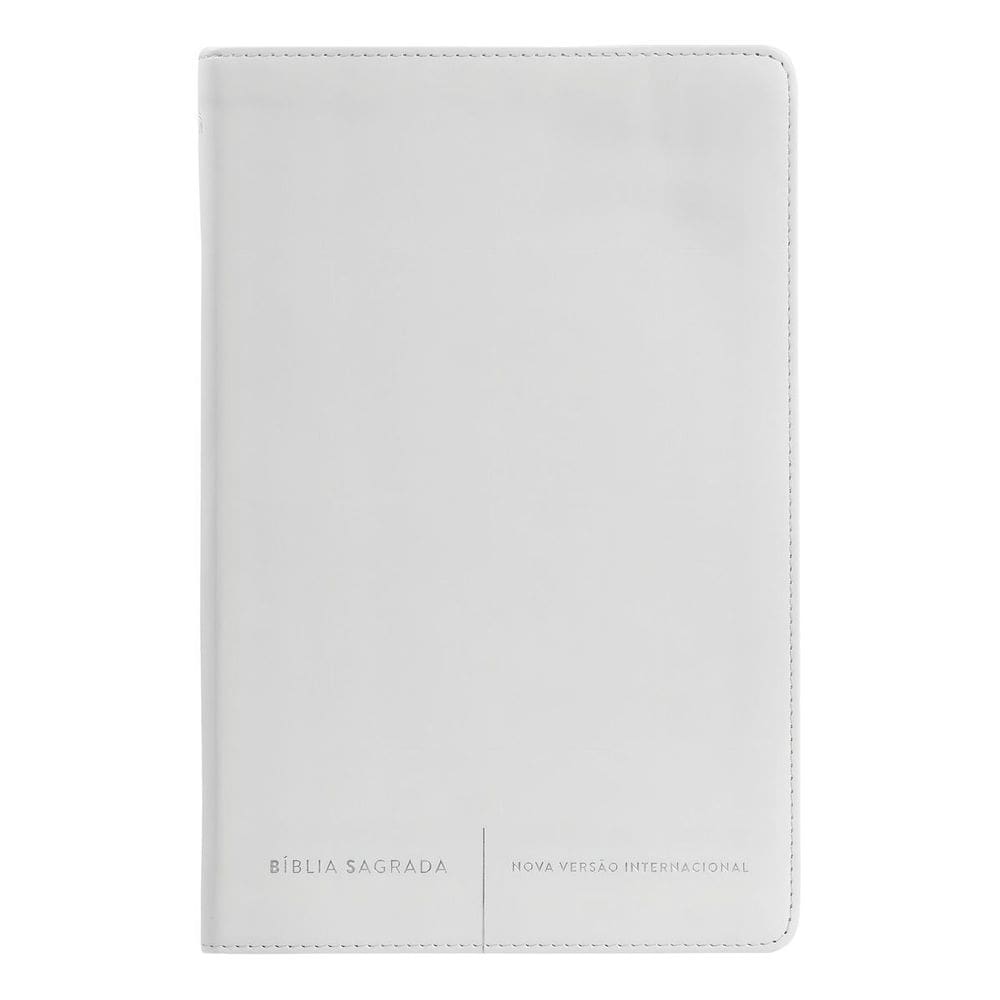 Bíblia Sagrada Slim - Luxo, Capa Branca - NVI