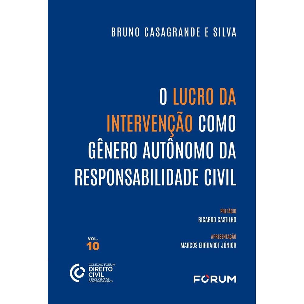 O Lucro da Intervenção Como Gênero Autônomo da Responsabilidade Civil - 01Ed/24