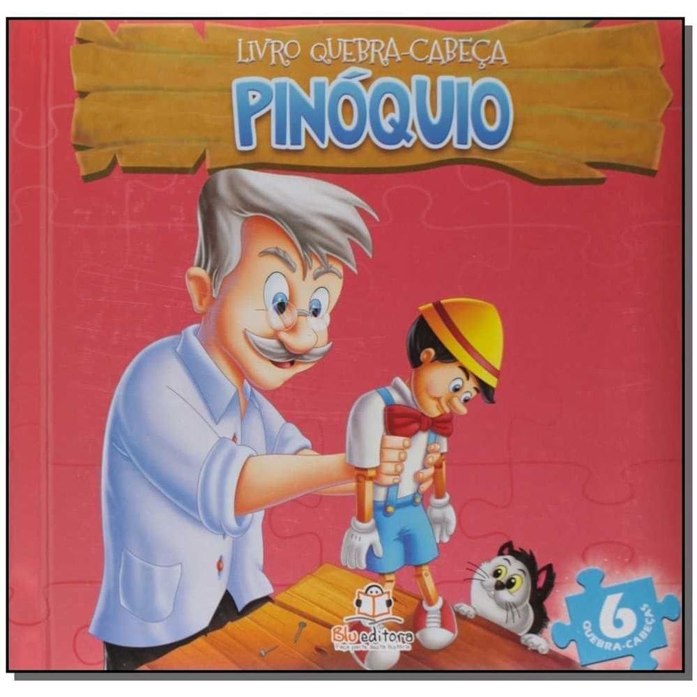 Livro Quebra-cabeça - Pinóquio