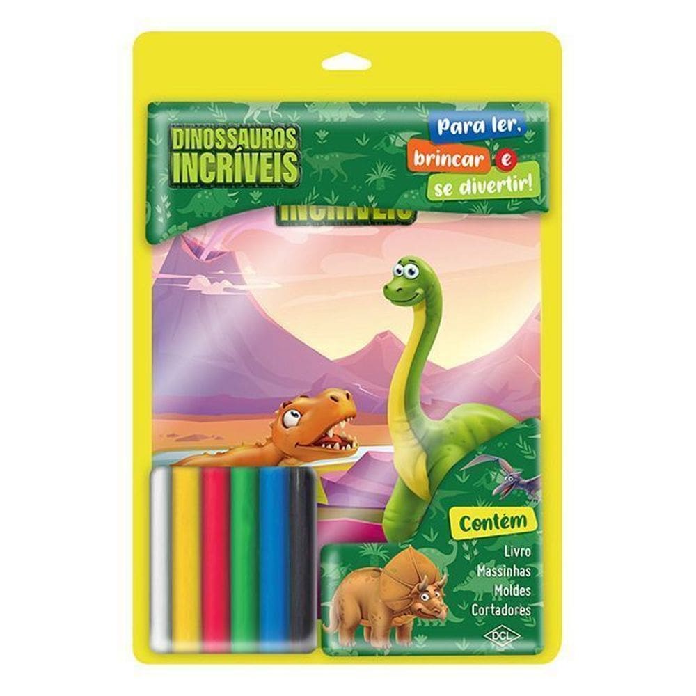 Massinha Divertida - Dinossauros - Blister