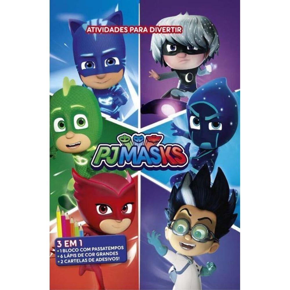 Pj Masks - Atividades Para Divertir