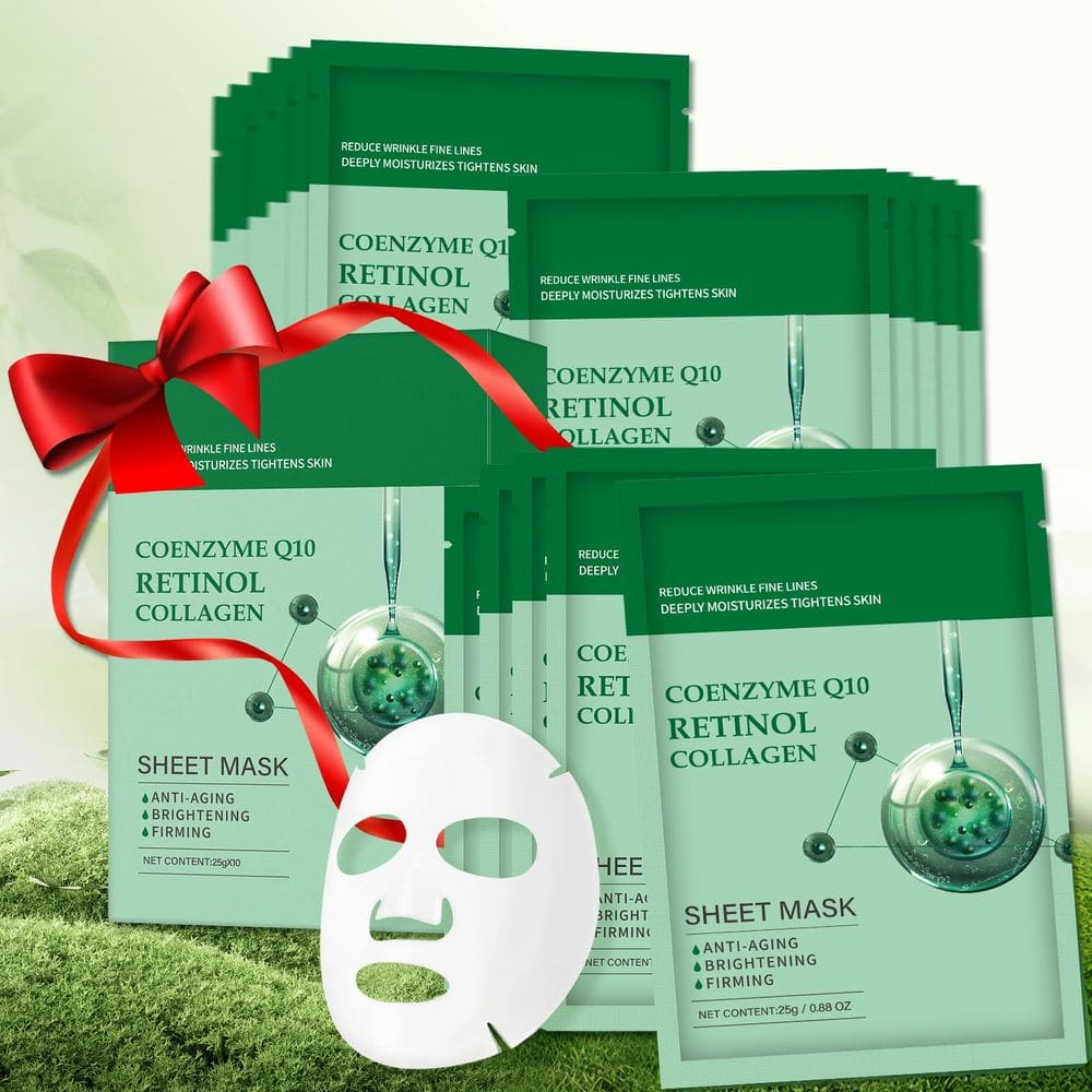 Máscara facial de colágeno YAFUSIPE com retinol para mulheres