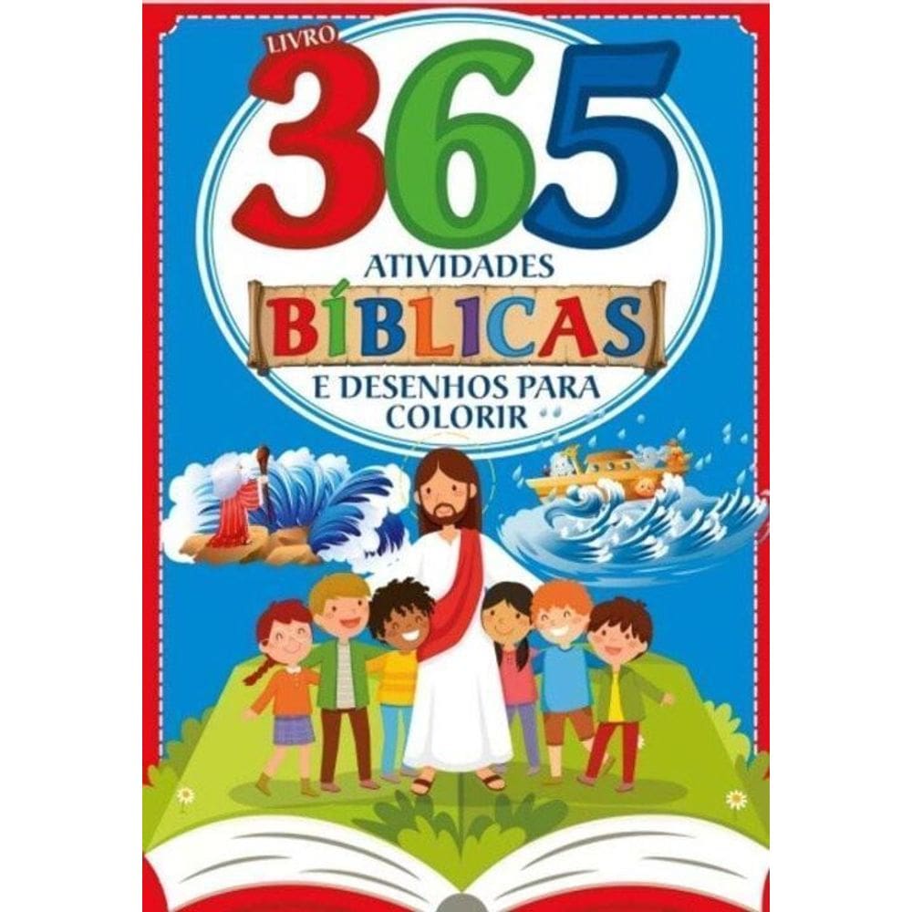 Biblicas - Livro 365 Atividades e Desenhos para Colorir